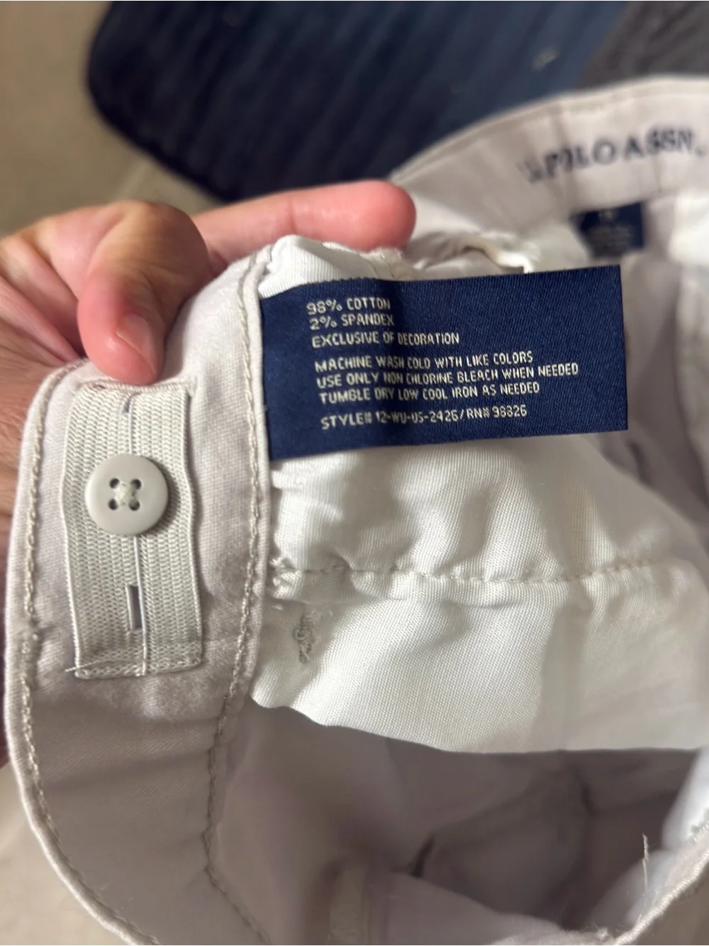 U.S. Polo Assn. Boy’s Twill Easy Hartford Chino Flat Front Shorts NWT